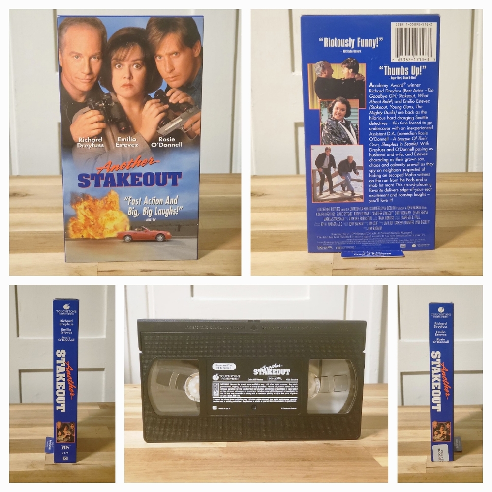 VHS Another Stakeout - UNSEALED